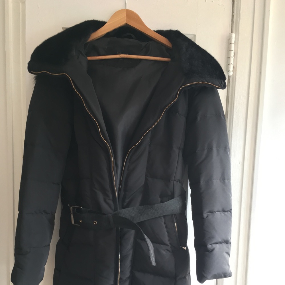 Belted Puff Jacket - image 1